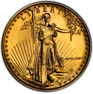 Obverse of $10 Gold American Eagle